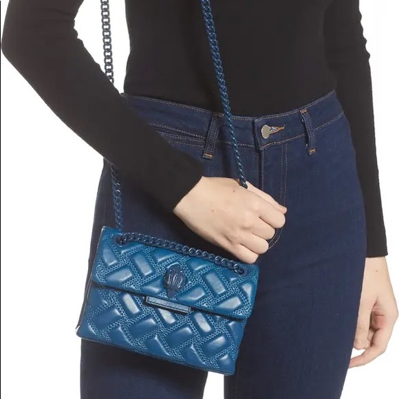 NWT KURT GEIGER LONDON Kensington Leather Mini Crossbody Bag - Picture 7 of 9